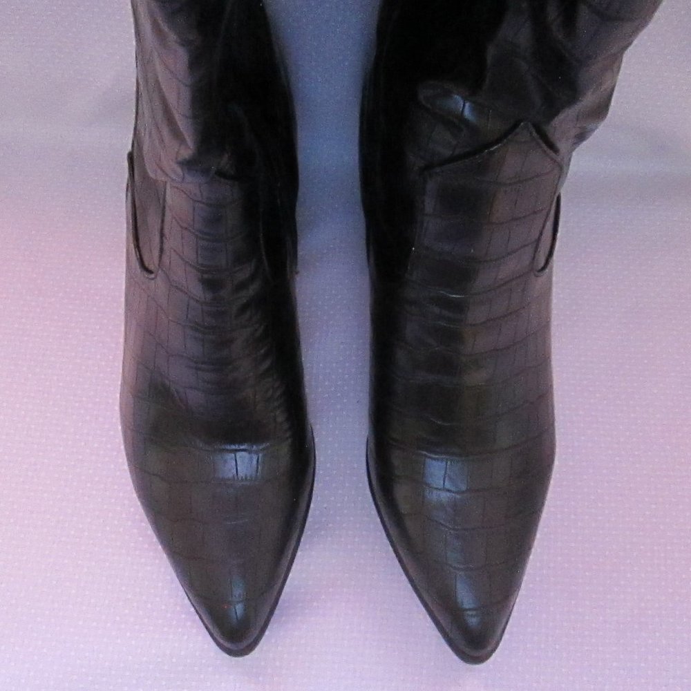 ๐ JOURNEE COLLECTION THERESE BLACK BOOTS SZ 7 NEW ๐ - Picture 12 of 16